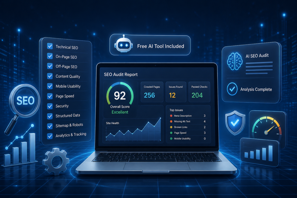 Complete SEO Audit Checklist for Beginners: Step-by-Step Guide to Analyze Your Website (Free AI Tool Included) thumbnail