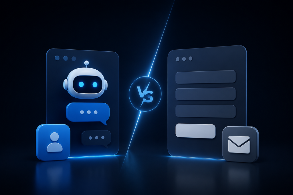 AI Chatbots vs Traditional Contact Forms: Which Generates More Leads? thumbnail
